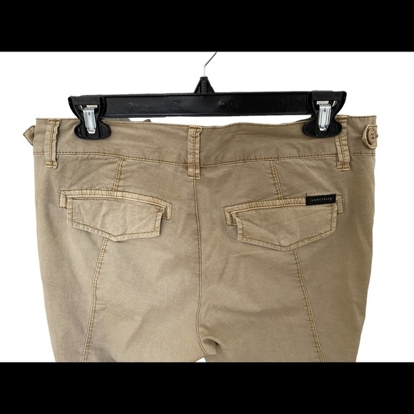 Sanctuary Tan Rolled Up Cropped Pants Size 27 - Picture 6 of 6
